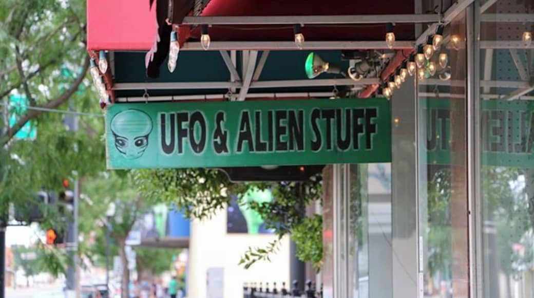 Downtown Roswell has a kitschy collection of alien themed shops that are fun to peruse