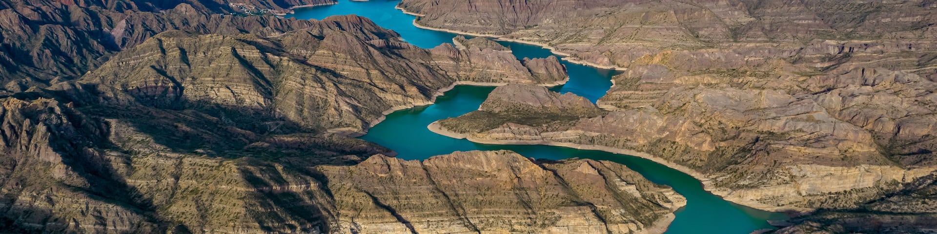 Los Reyunos Dam, San Rafael, Mendoza, Argentina.
