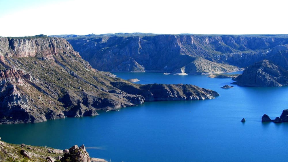 Atuel Canyon, these area is close to the third reservoir. It is an amazing beautiful place, where the water from the Atuel river is kept in a dam.