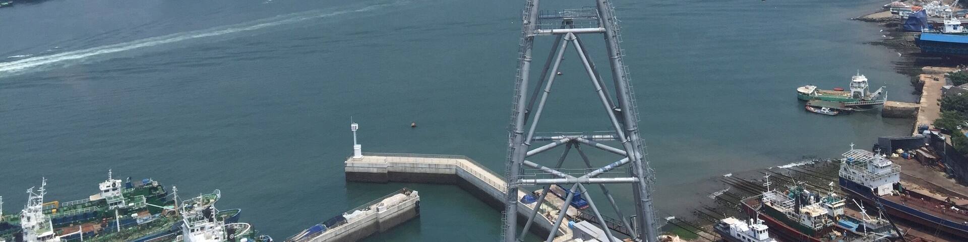 Yeosu sea sight cable