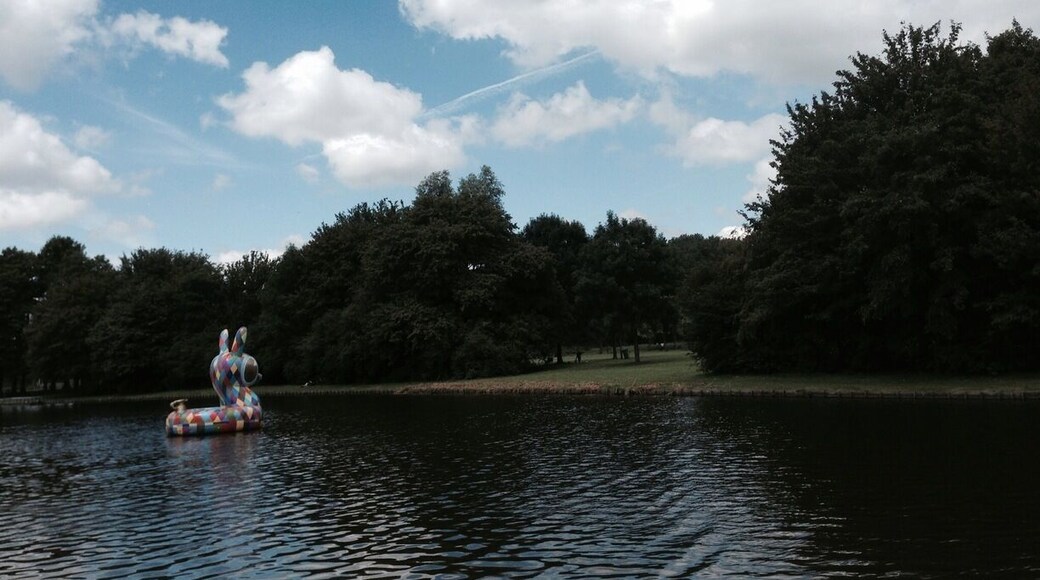 Loch Ness, modern art style.