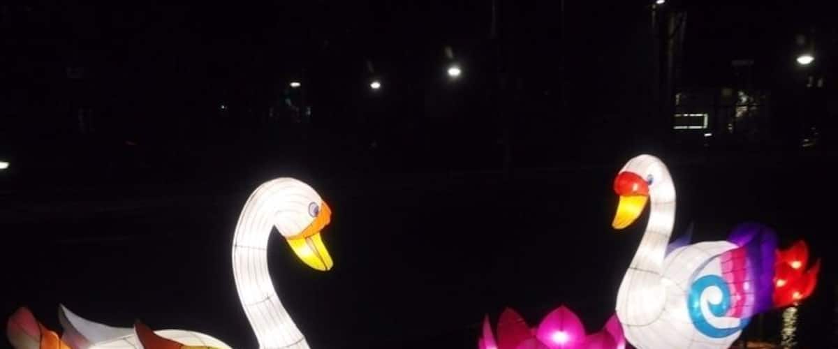 Lighting city with oriental automospher