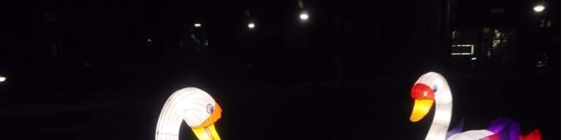 Lighting city with oriental automospher