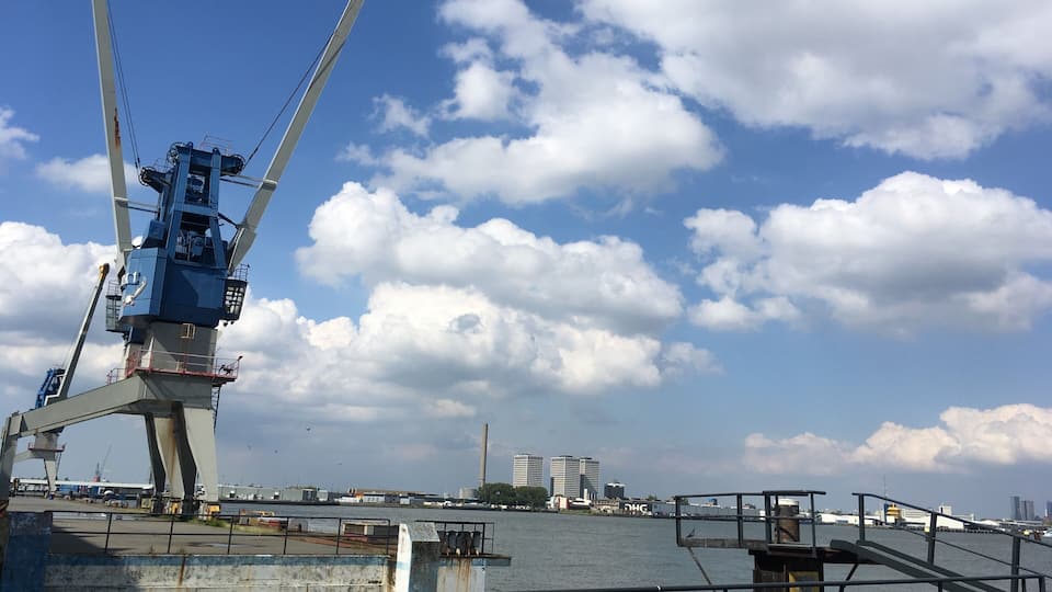 Rumor has it, it takes a full day trip on a boat, to only partly discover all there is to experience in the port of Rotterdam.
Rumor 2: in order to make the port more attractive, cranes have been designed to appear more cheerful and humanoid.