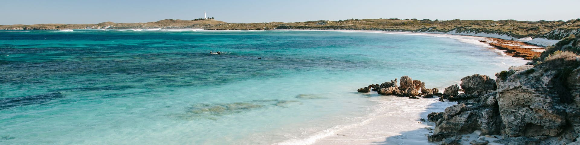 Rottnest Island showing landscape views, general coastal views and a sandy beach