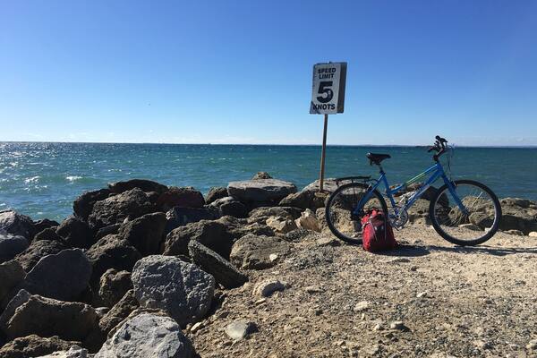 When it takes you over 4 hours to cycle the 40km around Rottnest Island, WA, because of the sheer beauty around every bend!