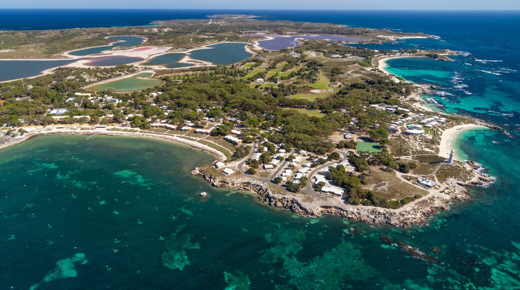 Aerial view of Rottnest Island, Western Australia