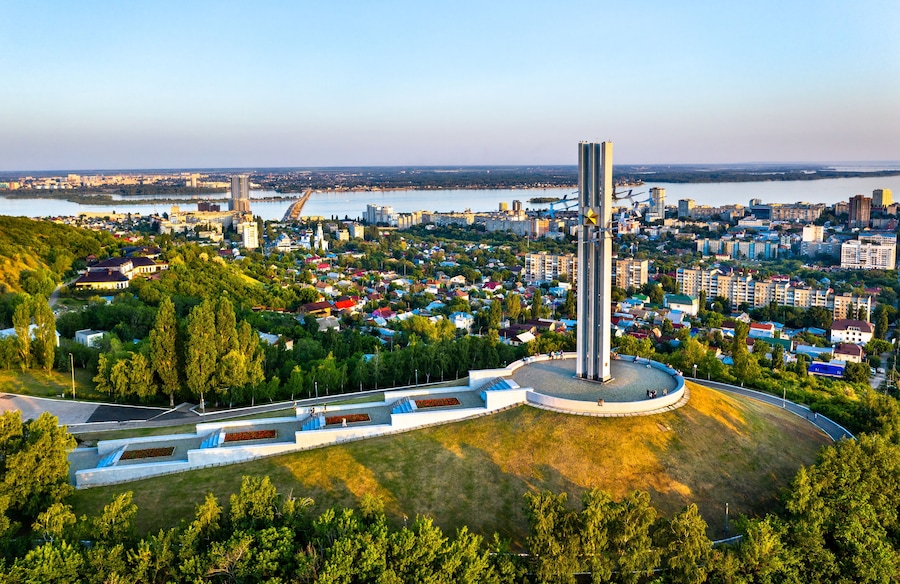 Great Patriotic War Memorial in Saratov, Russia