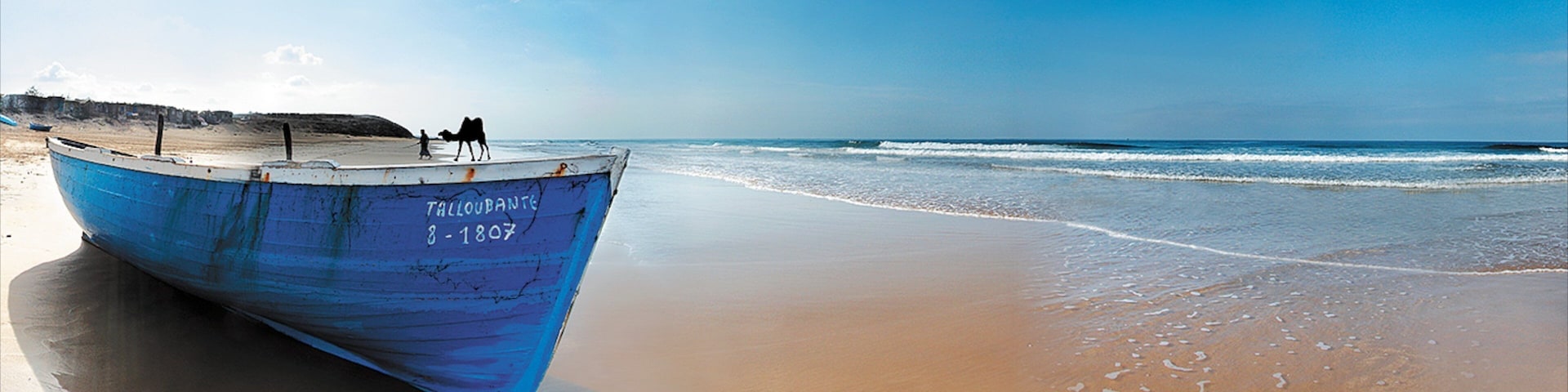 Agadir which includes landscape views, skyline and a beach