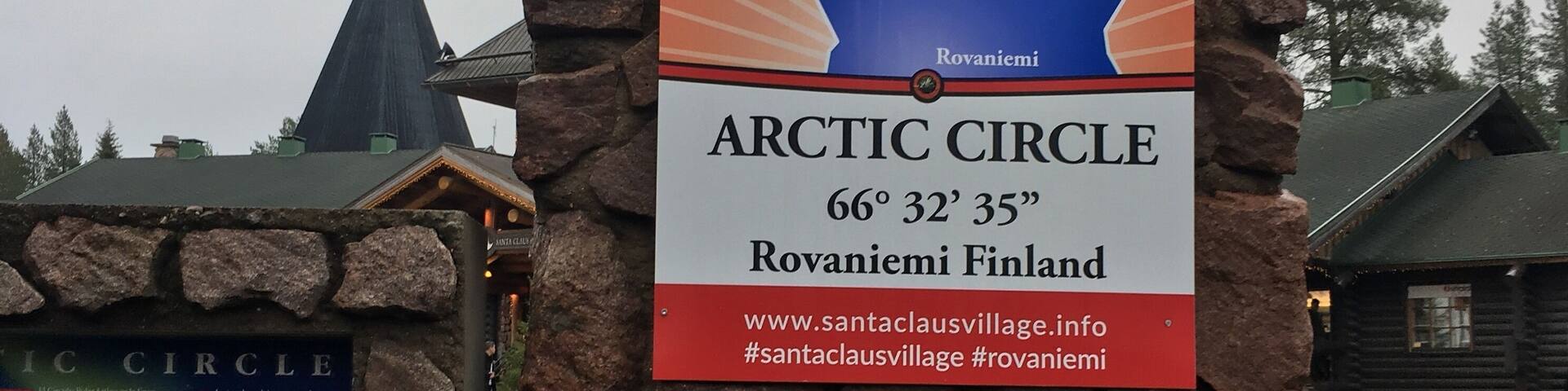 Crossed the Artic Circle the first time at Santa’s house in Finland