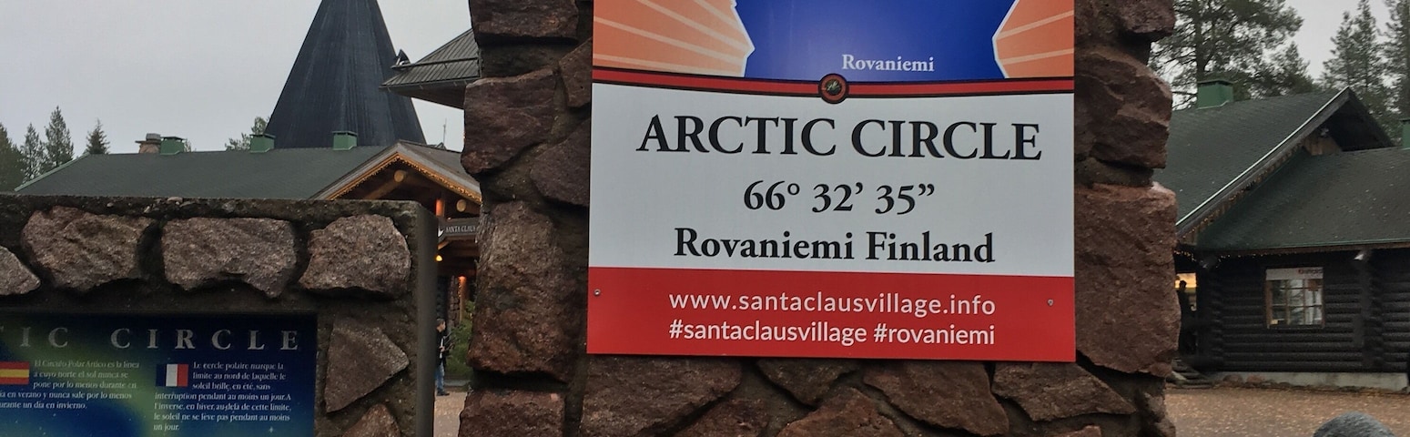 Crossed the Artic Circle the first time at Santa’s house in Finland