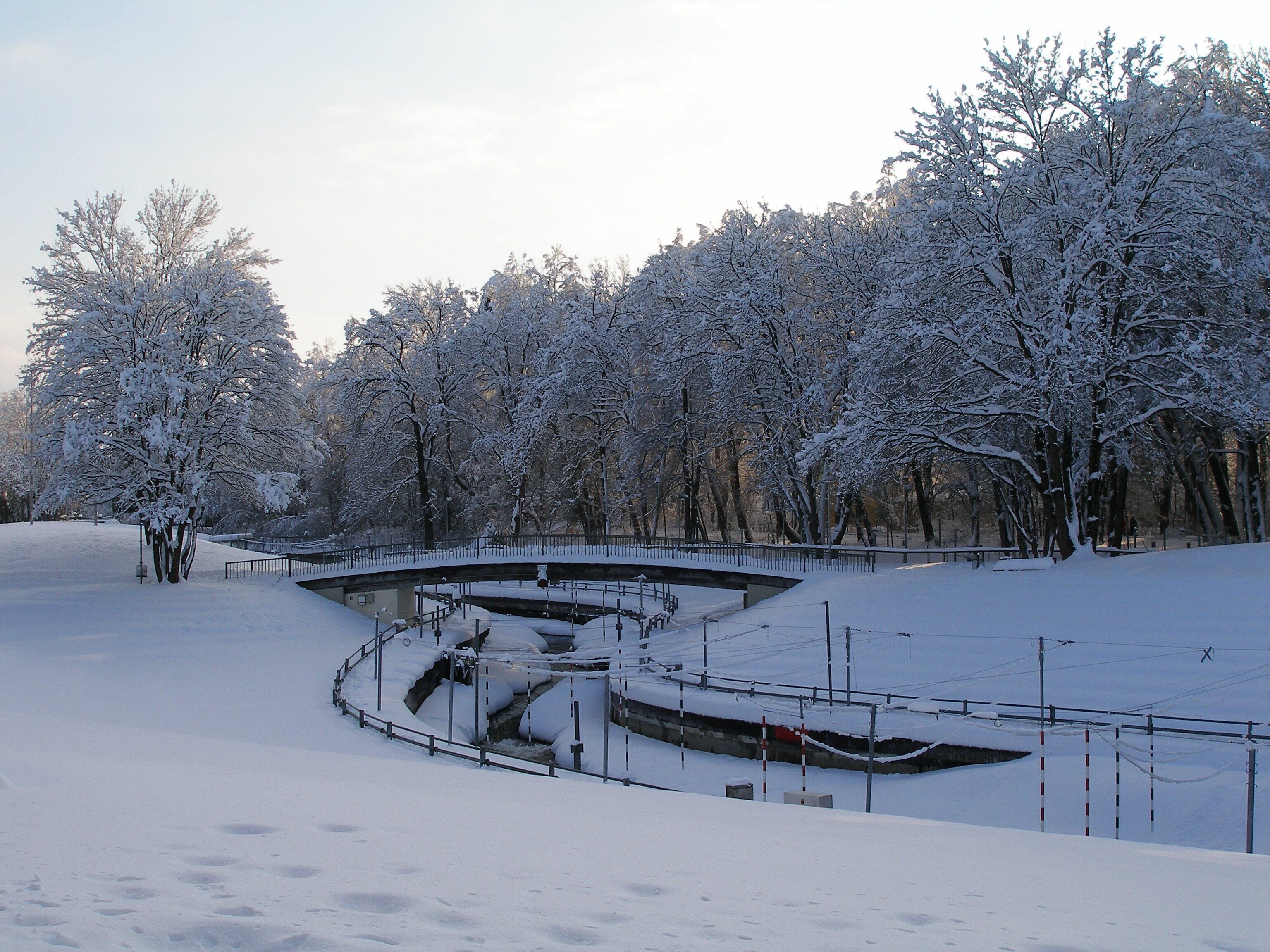 Eiskanal, Winter