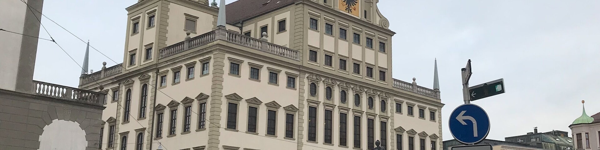 the Rathaus was built in 1615 in the style of Renaissanceas