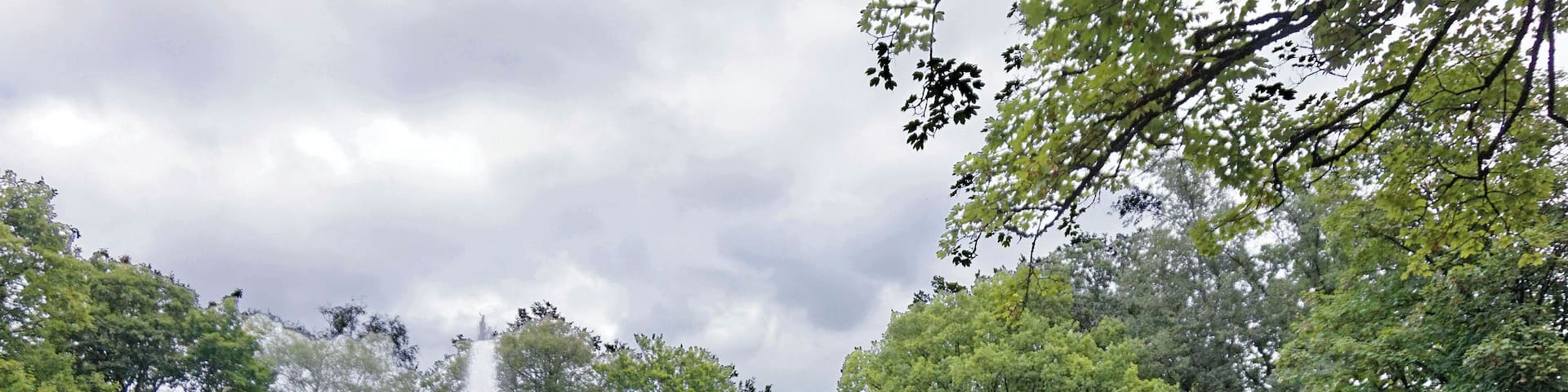 Wittelsbacher Park in Augsburg, Germany.