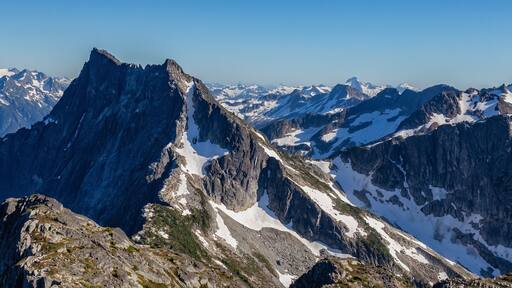 Canadian Rocky Mountain Landscape. Nature Background Panorama. Sunny Day