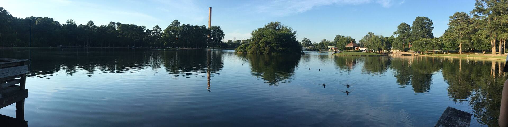City Lake Park in Rocky Mount, North Carolina