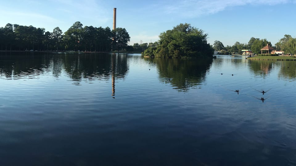 City Lake Park in Rocky Mount, North Carolina