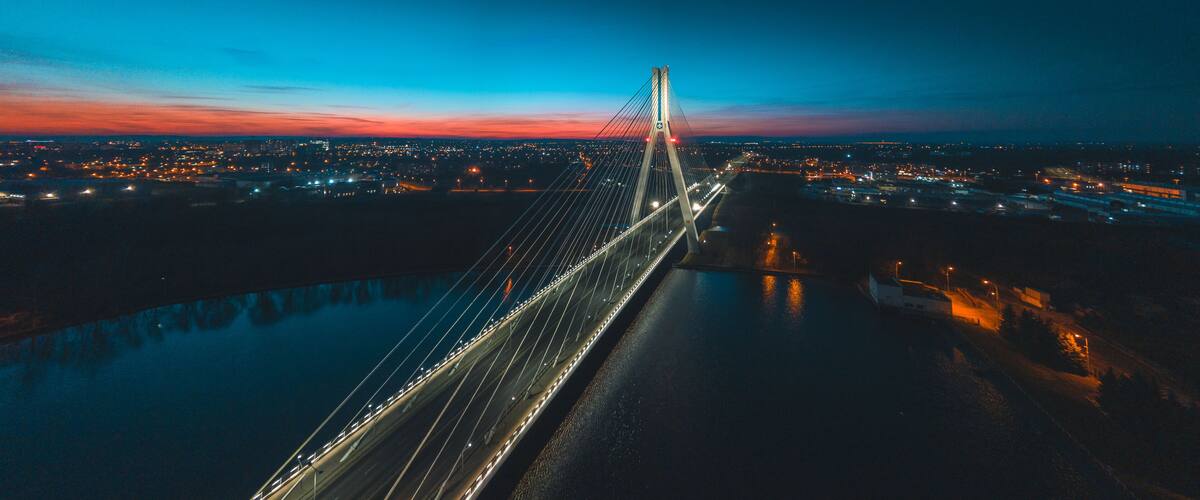 bridge at night