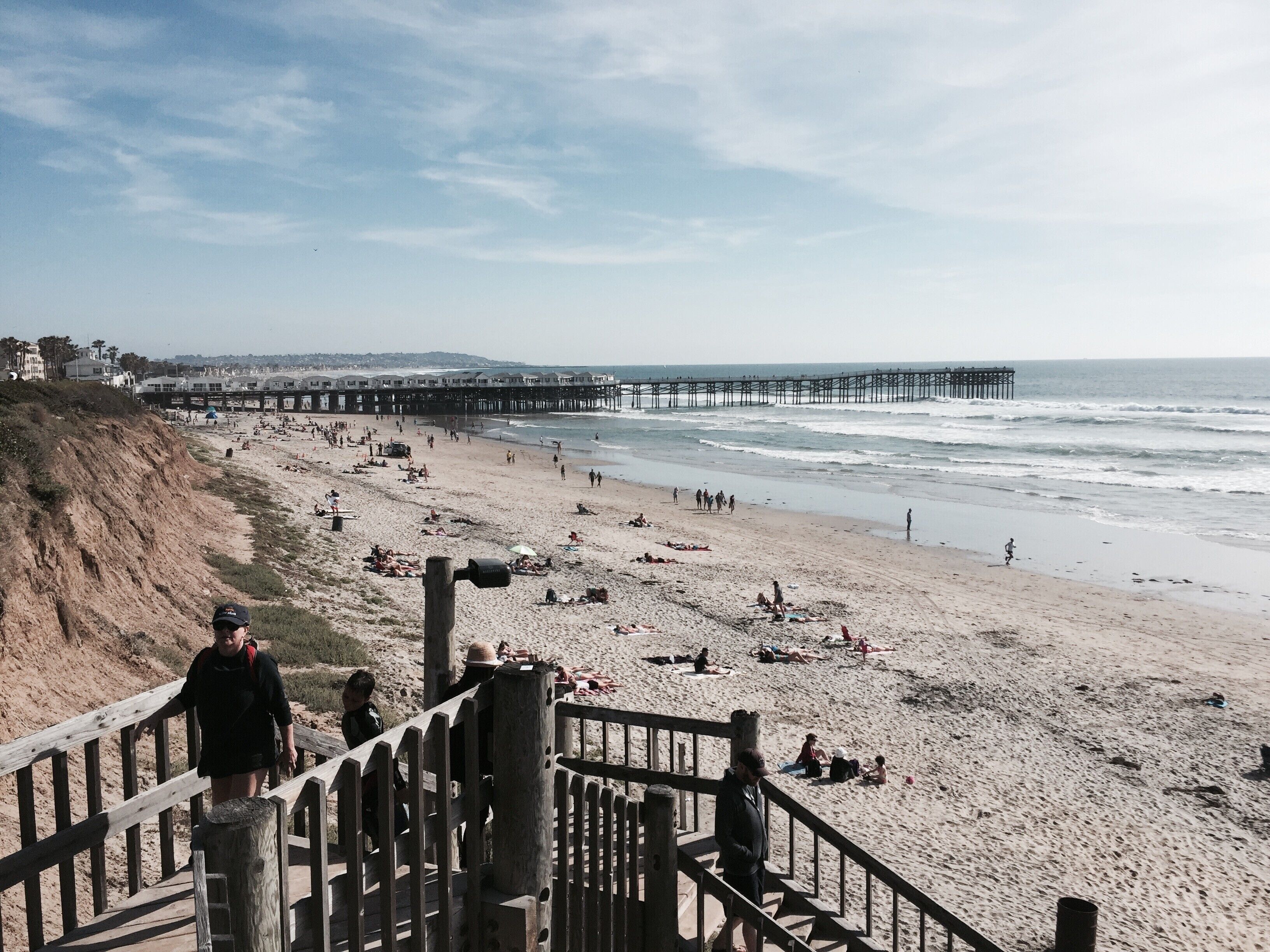 Visited San Diego in March and still found many people laying on the beach. The weather was in the low 60s. Even with a cooler temperature, don't underestimate the power of the sun. Make sure to apply sunscreen! #LifeAtExpedia