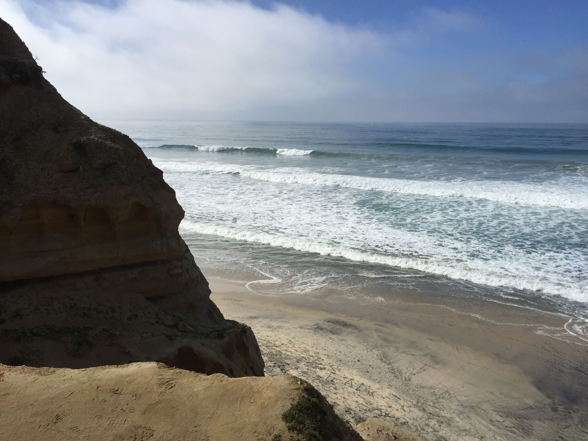A view that is well worth the hike, from the ocean up!