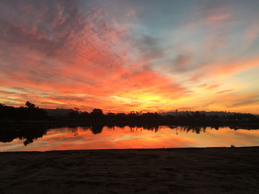 The best time to visit mission bay is for sunrise. #lifeatexpedia #localadvice