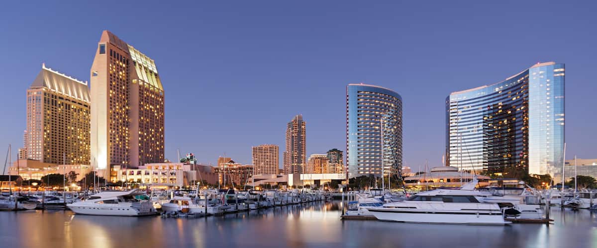 San Diego Skyscrapers and Marina