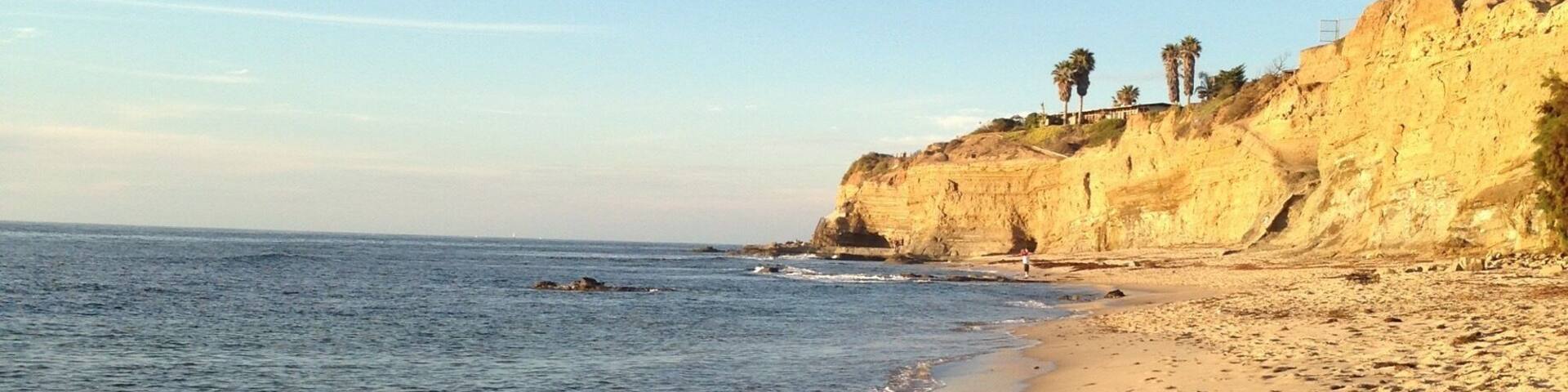 A "secret" beach near home that you have to navigate down a rope tied to a rock to get to. Worth it because not many people want to hike down, which meant many days having the beach completely to myself. I can also bring wine down too and not have to worry about getting in trouble! 🍷