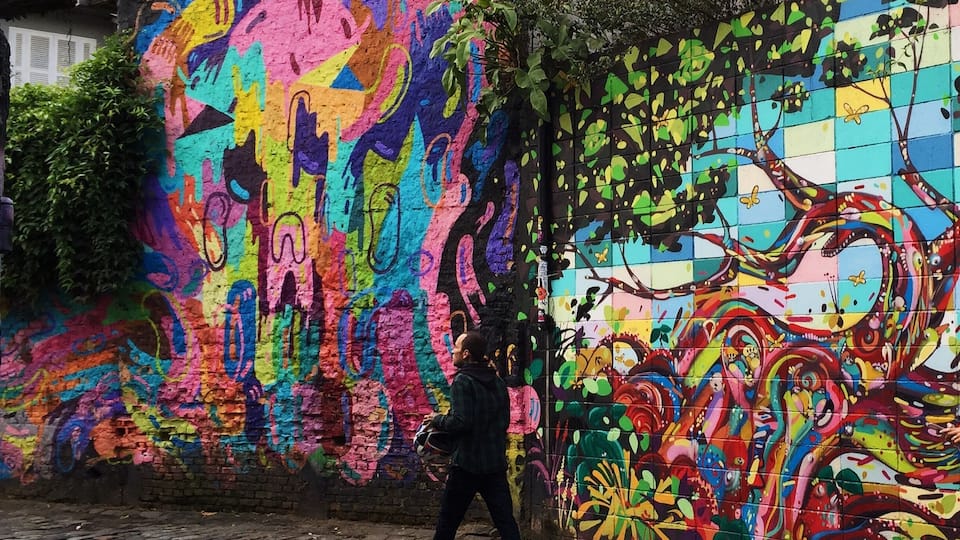 São Paulo's little corner of graffiti and street art. A must see!