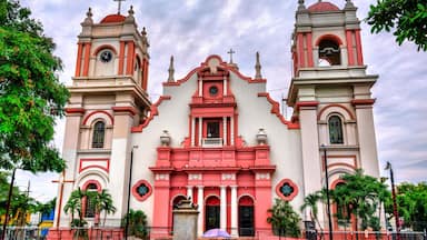 Cathedral of Saint Peter the Apostle in the center of San Pedro Sula, Honduras