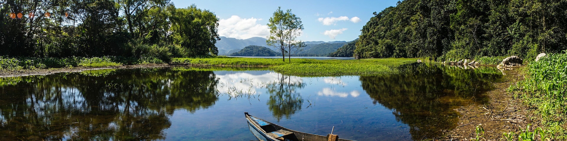 Lake Yojoa in Honduras.
