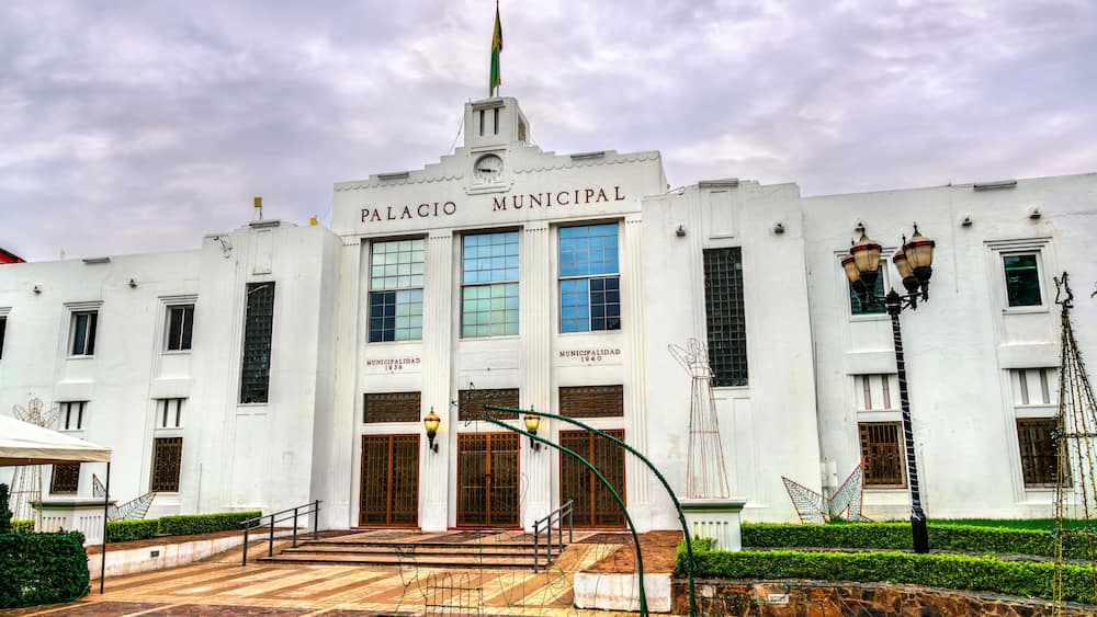 Palacio Municipal, the City Hall of San Pedro Sula in Honduras