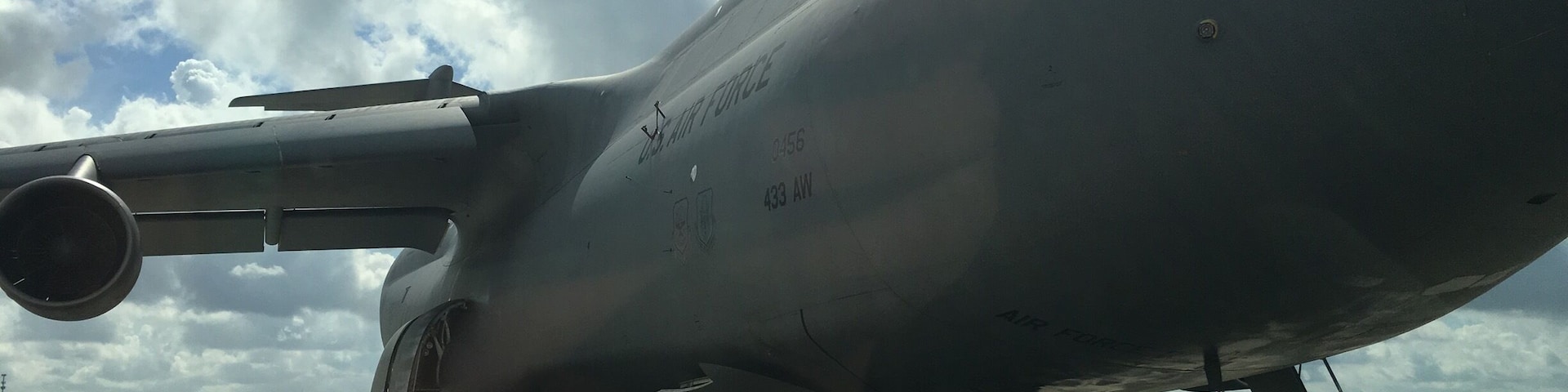 Holy! This thing is cargo plane is massive! It weighs 350,000 lbs empty!