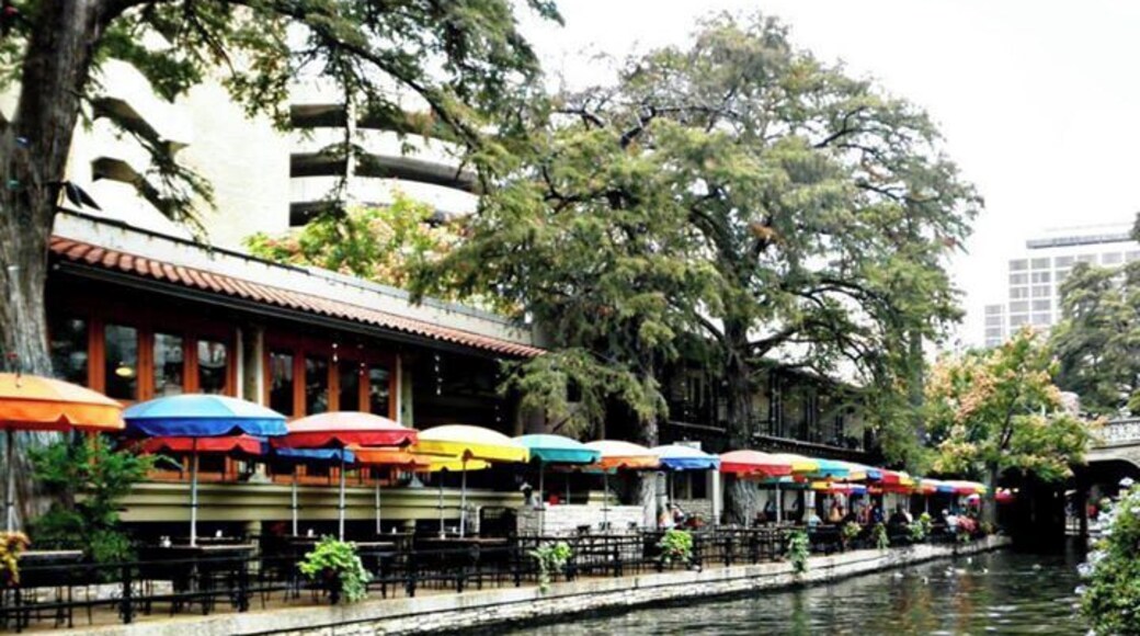 The iconic River Walk in downtown San Antonio