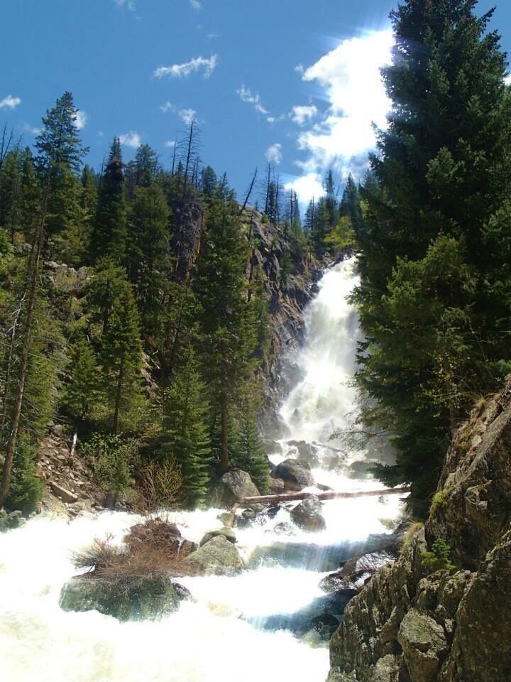 Fish Creek Falls was raging this June. With the snow we've been getting it's likely to be huge next runoff season