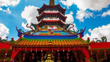 Tua Pek Kong Temple the Beautiful Chinese Temple of the Sibu city, Sarawak, Malaysia, Borneo