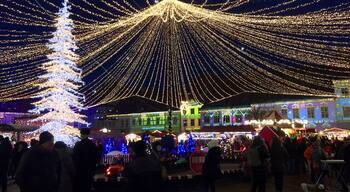 The little town of Sibiu has one of the best Christmas markets I've been to in Europe.