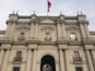 The backside of Palacio de la Moneda.