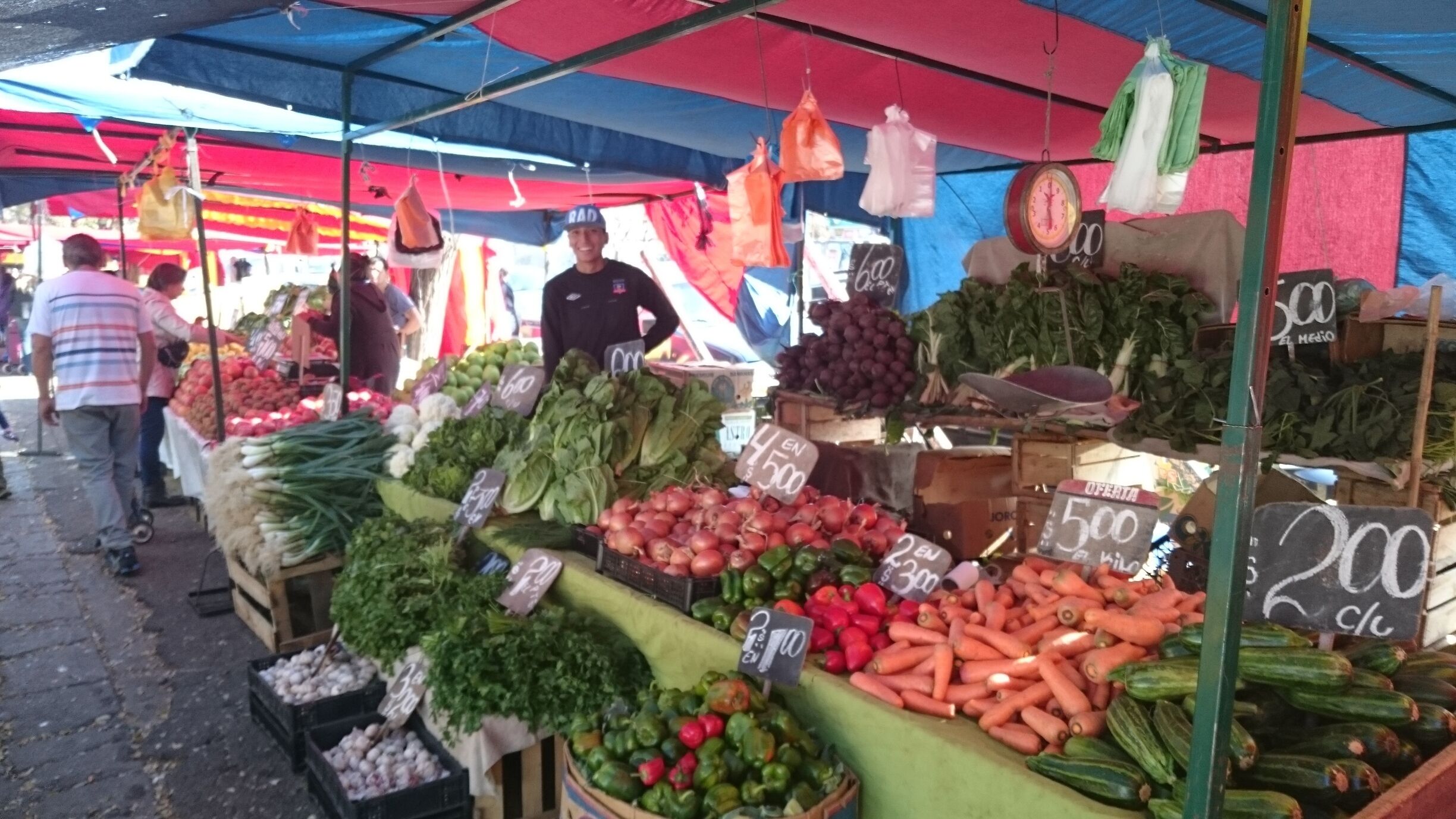 José Arrieta #market   in Peñalolén / La Reina are a cheap, real and local alternative to the tourist markets of the city. Veggies are fresh, people are nice,  and you can see all the colours in the world. 