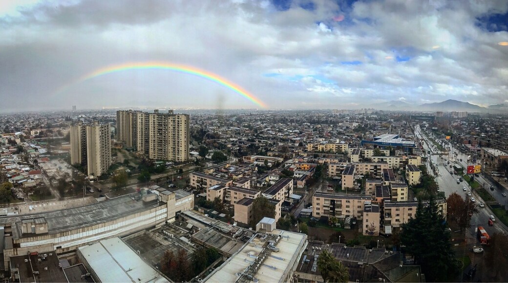 Making the most out of my work trip - shot from the training room
