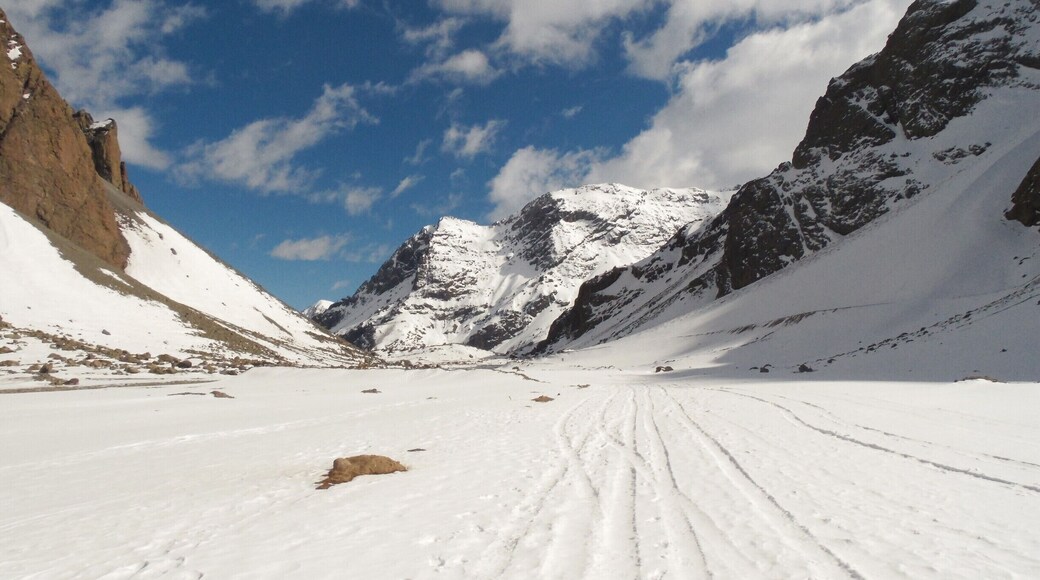 En el Volcan....una larga caminata calurosa en la nieve.
In the volcano. A hot long walk in the snow.