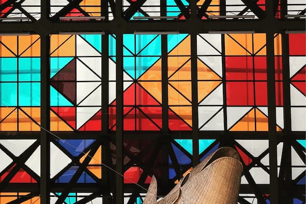 When fish fly!
🐠
Excited losing the rich art culture in Santiago. On walks, in museums, the street, even right above your head, art is everywhere in the colorful city. 🧡❤️💙
#santiago #lookingup #chile #art #gam #details
