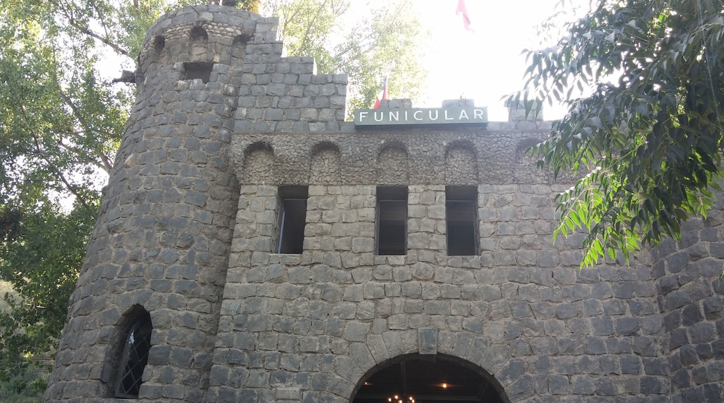 Great view of the city of Santiago from here