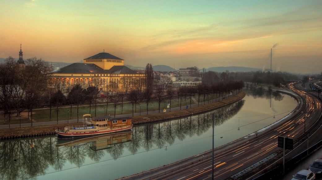 Klick here for a large view! Blick vom Brocken herab auf Saarbrücken