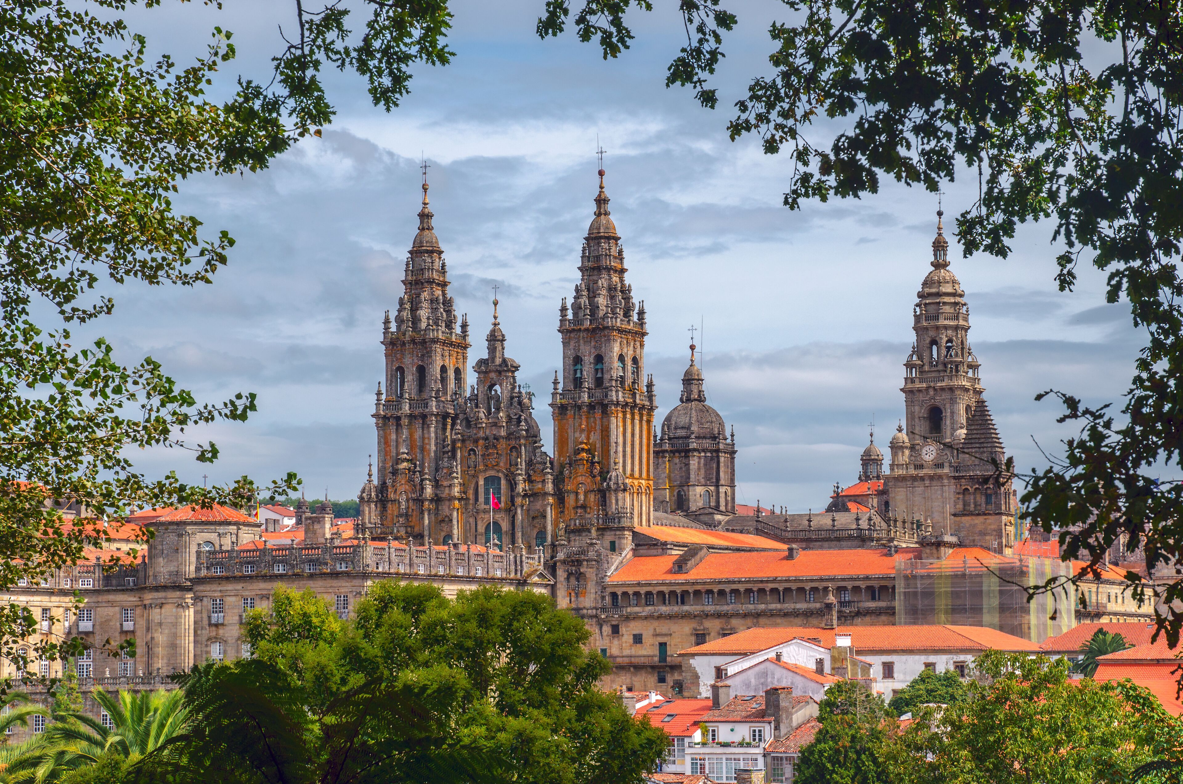 Great cathedral of Santiago de Compostela