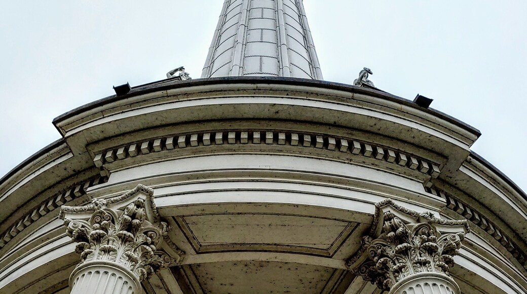 The 183 ft Louisville Water Tower opened in 1860 producing 12 million gallons of water a day.