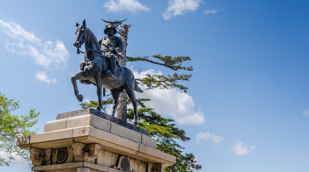 Masamune is the former founder and ruler of Sendai and its neigbourhood.