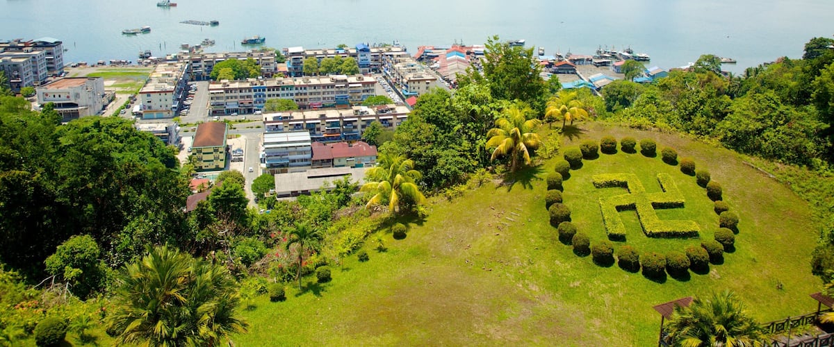 Sandakan featuring general coastal views, a garden and a city