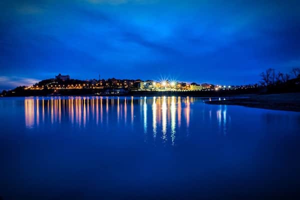 The sight of the Santander Bay (Cantabria, Spain) at night is very romantic. Go there during nightfall and you will be rewarded with lovely reflections!
#spain #cantabria #santander #troveontuesday