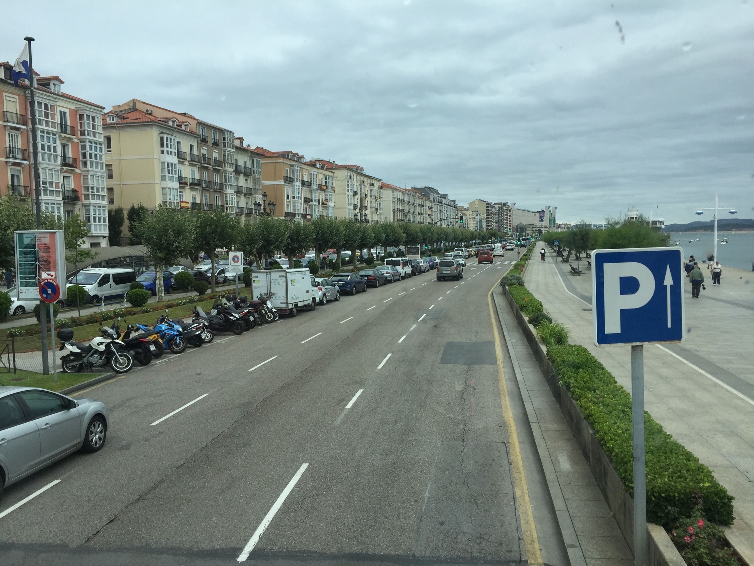 The beautiful waterfront of Santander Spain