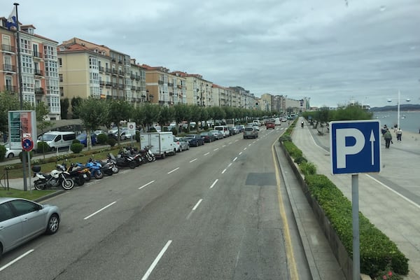 The beautiful waterfront of Santander Spain